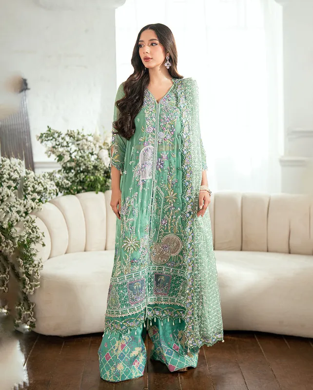 Silver Raw Silk – view 1 – Poshaq