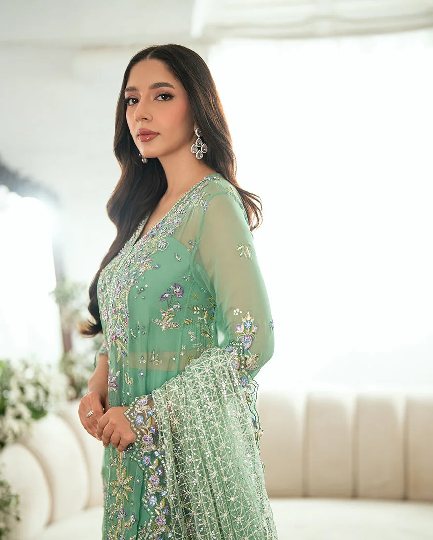 Silver Raw Silk – view 4 – Poshaq