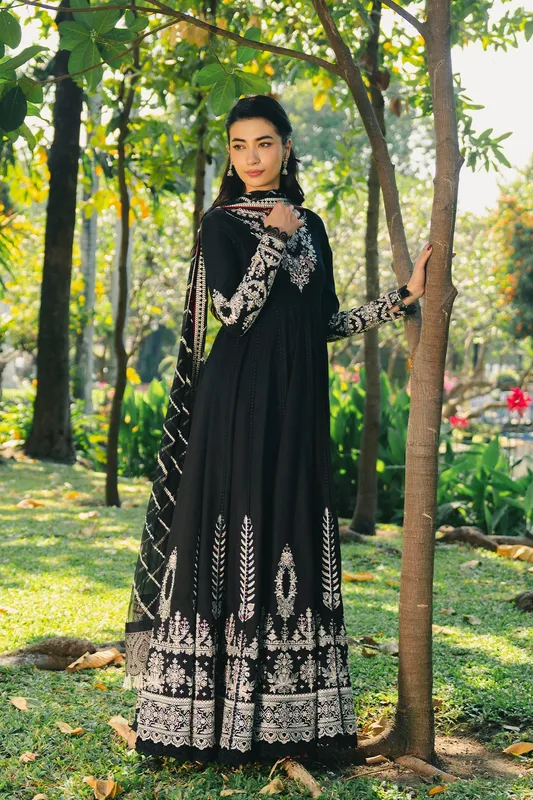 Black Chiffon – view 1 – Poshaq