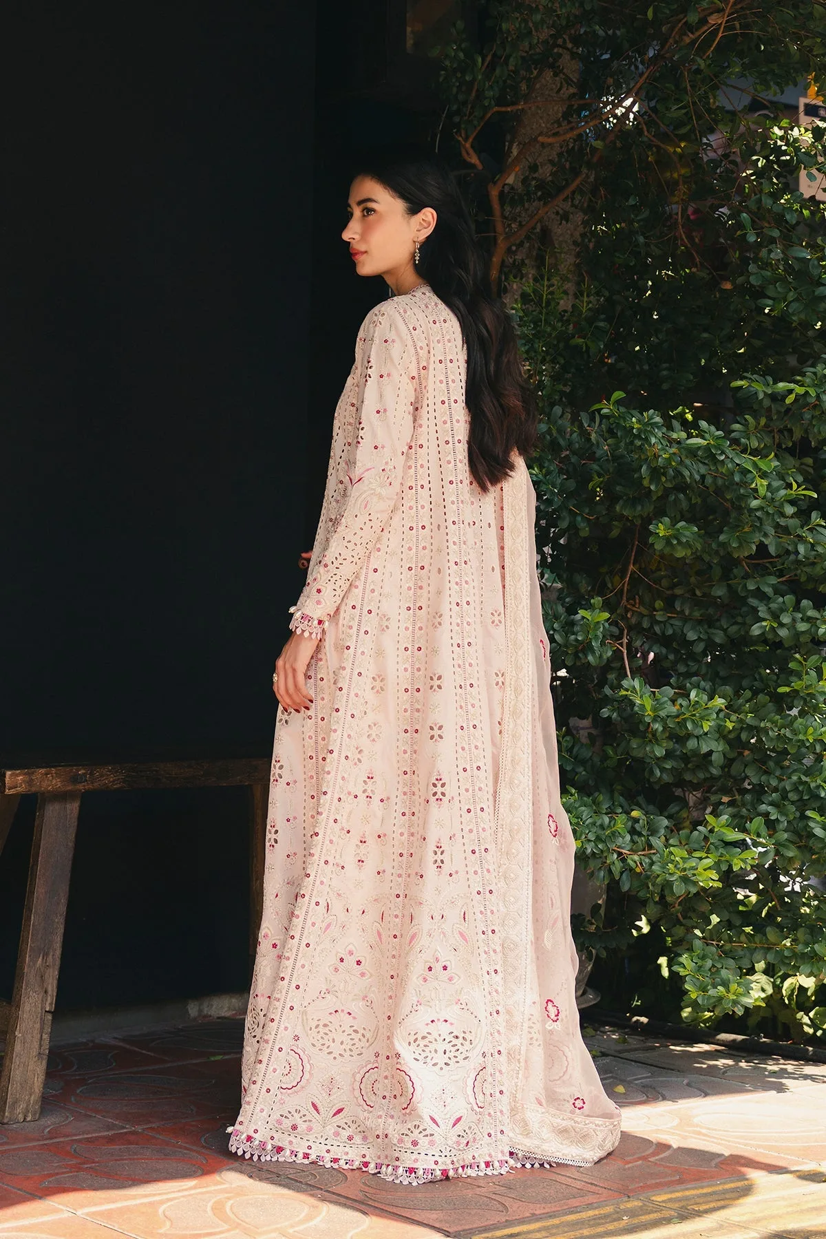Peach Organza – view 2 – Poshaq