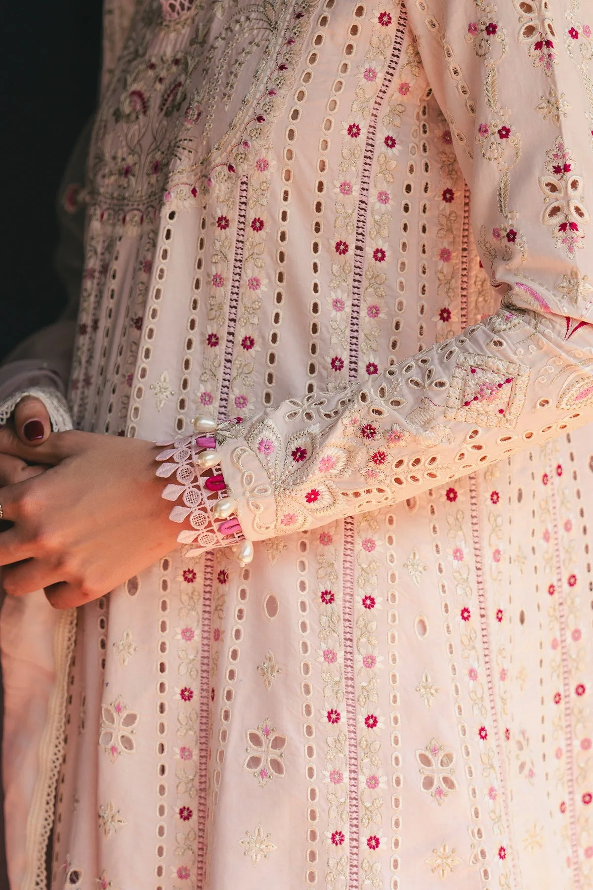 Peach Organza – view 3 – Poshaq