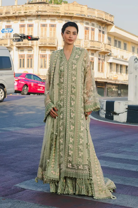 Green Organza – view 1 – Poshaq