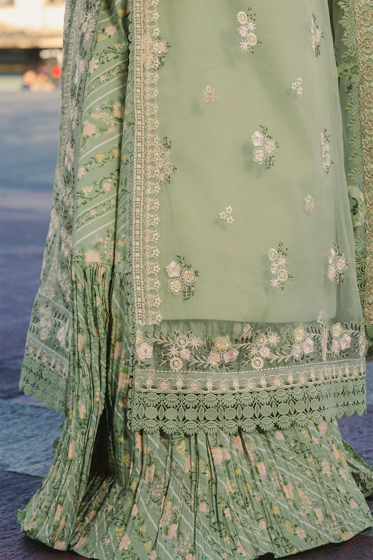Green Organza – view 5 – Poshaq