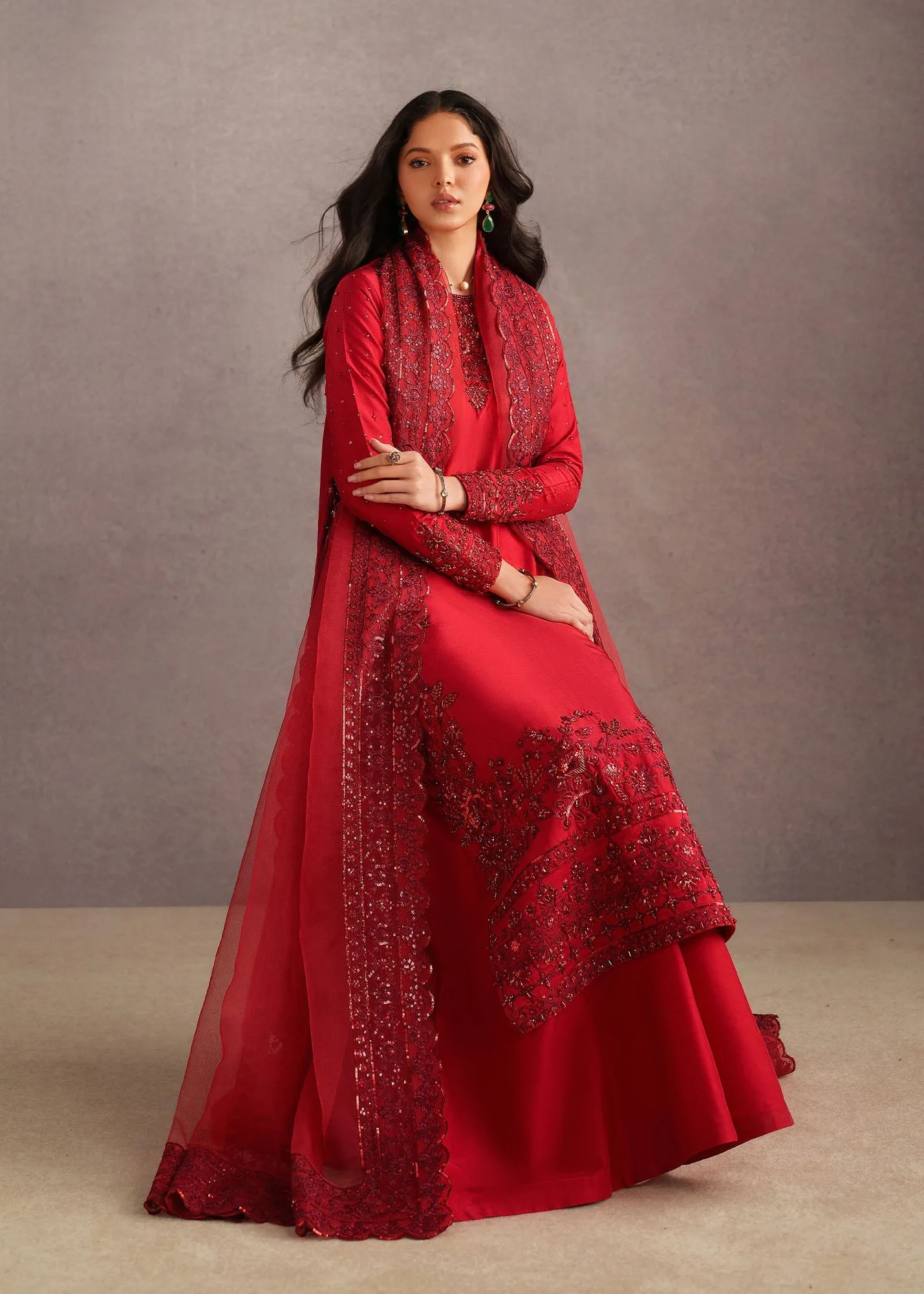 Red Organza – view 8 – Poshaq
