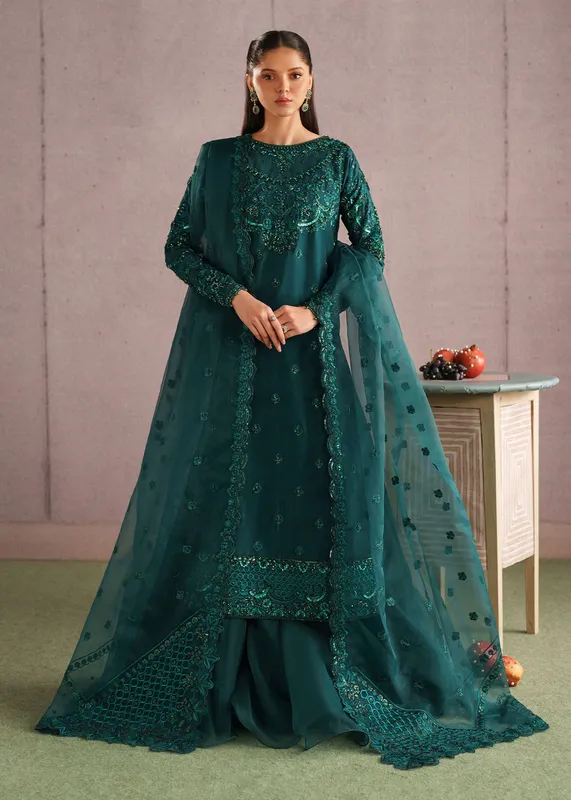 Green Organza – view 1 – Poshaq