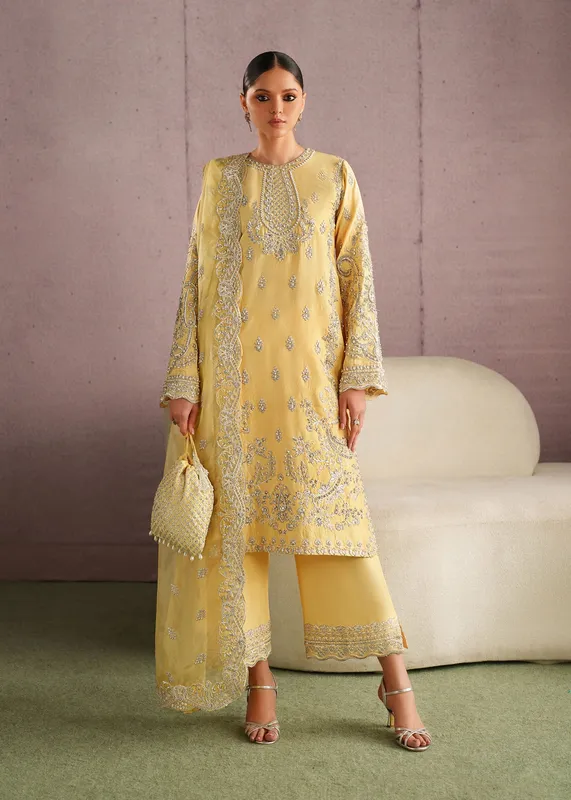 Yellow Organza – view 1 – Poshaq