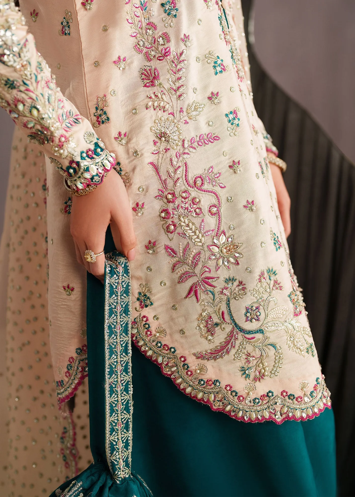 Green Organza – view 6 – Poshaq