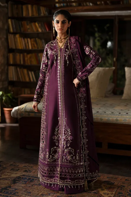 silk Formals Plum Chiffon – view 1 – Poshaq
