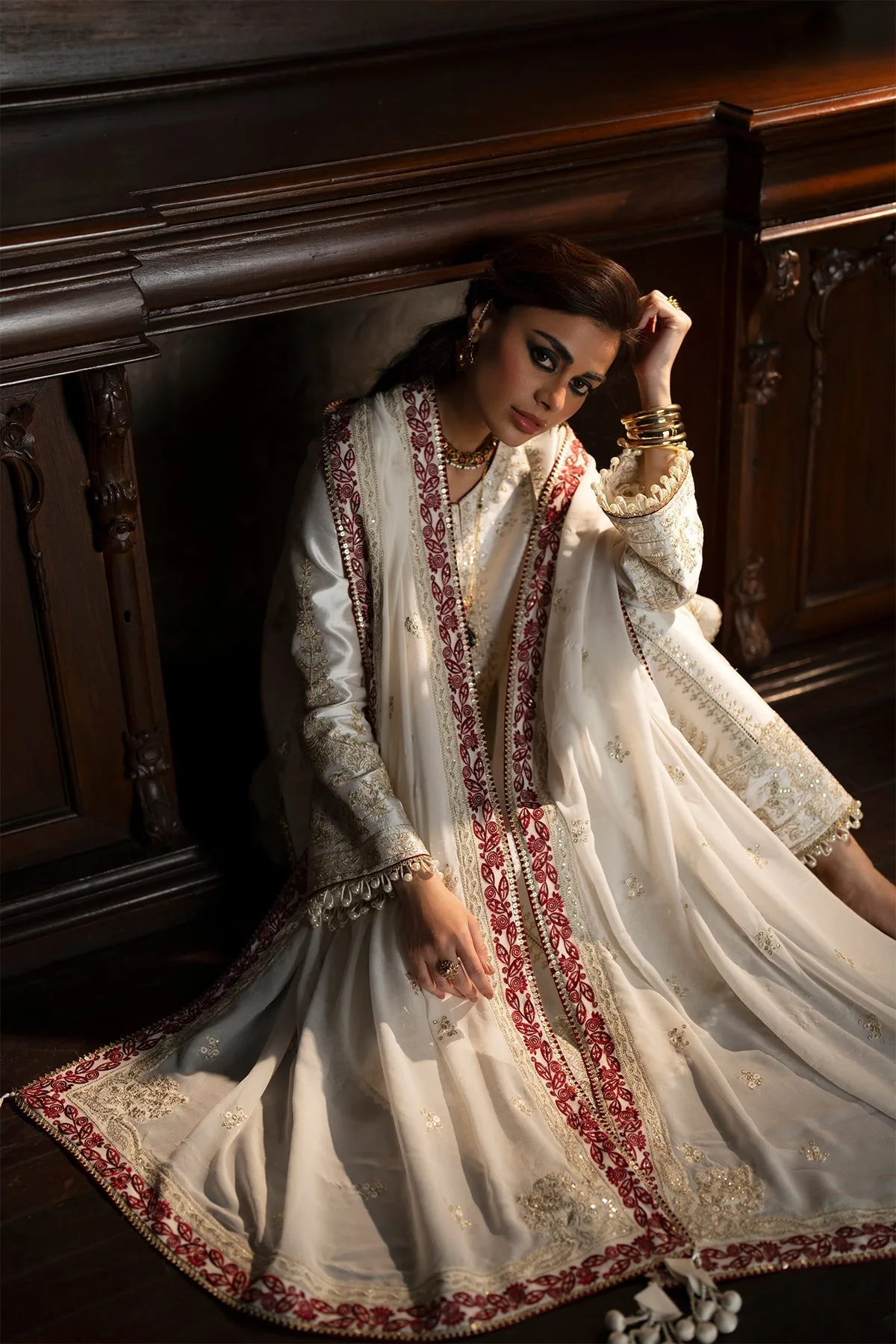 silk Formals White Chiffon – view 7 – Poshaq