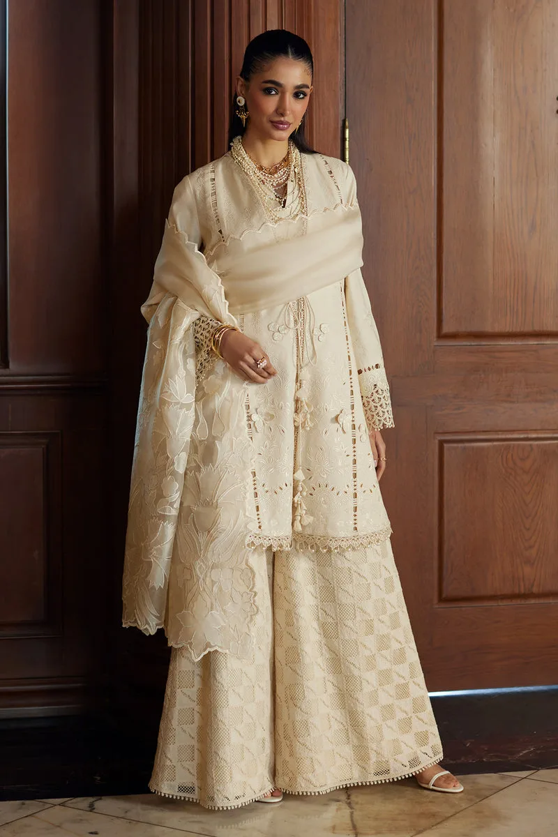 Summer Eid Pret 26 White Organza – view 2 – Poshaq