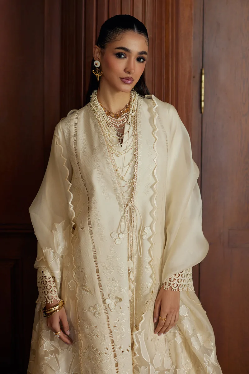 Summer Eid Pret 26 White Organza – view 3 – Poshaq