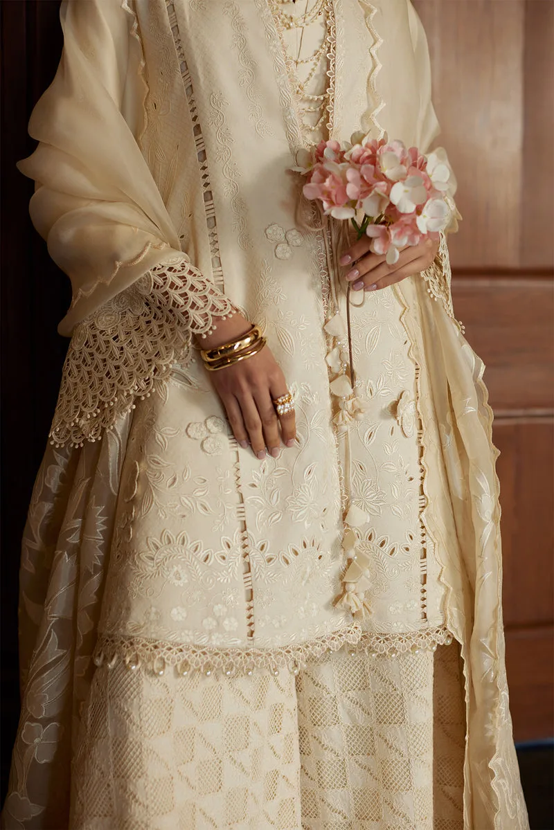 Summer Eid Pret 26 White Organza – view 4 – Poshaq