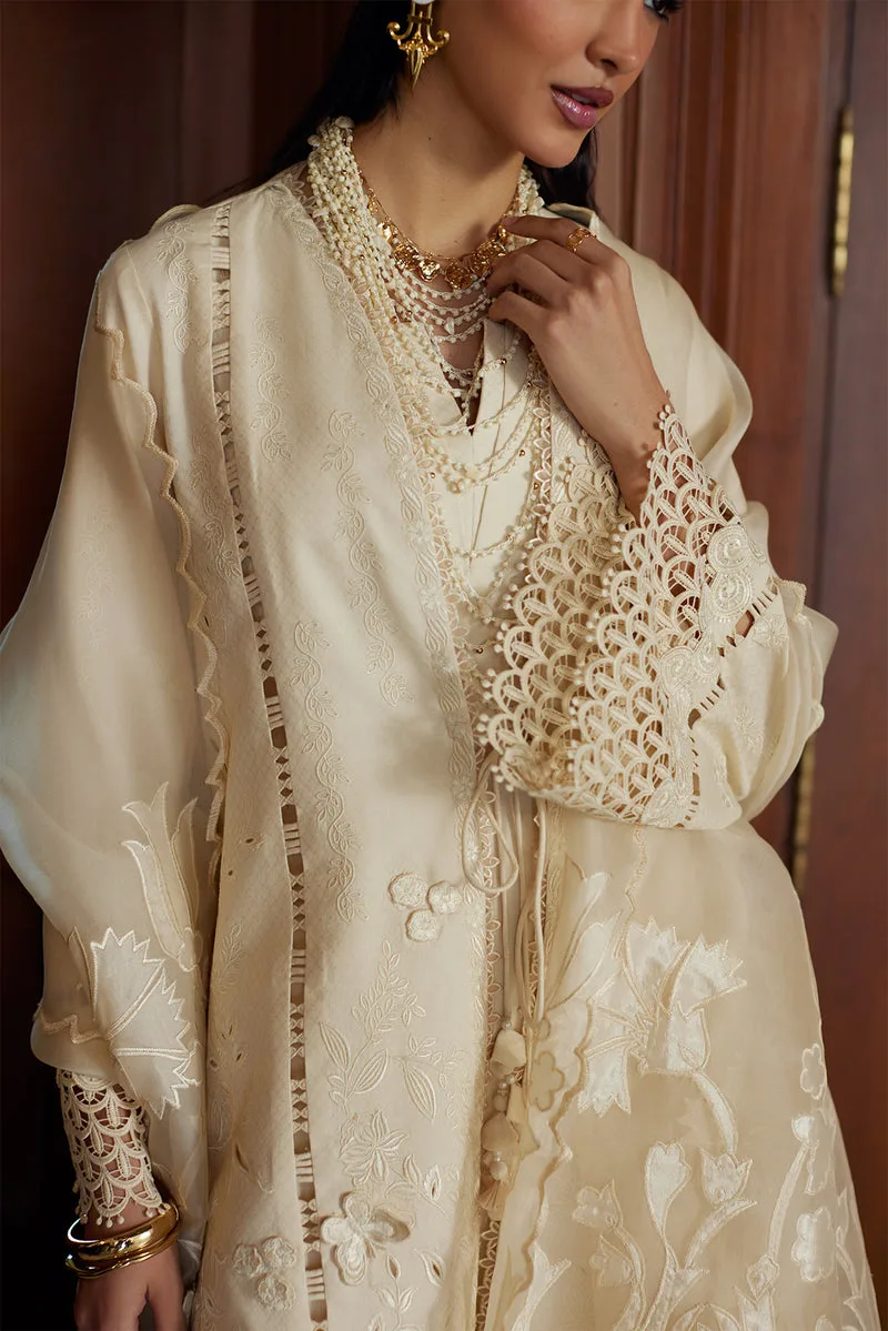 Summer Eid Pret 26 White Organza – view 5 – Poshaq