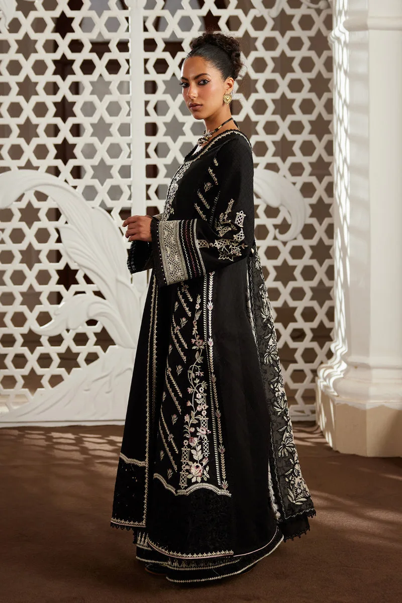 Depalpur Lawn 26 Black Jacquard – view 2 – Poshaq