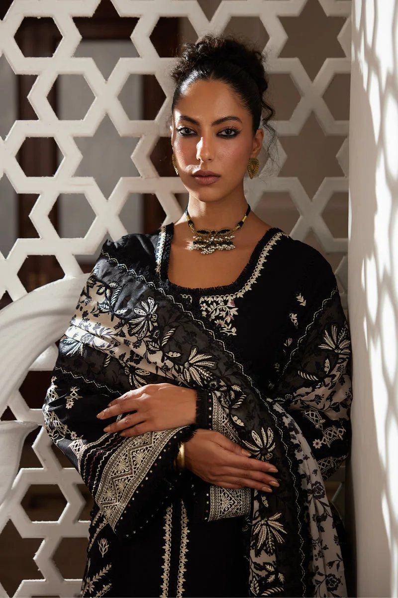Depalpur Lawn 26 Black Jacquard – view 3 – Poshaq