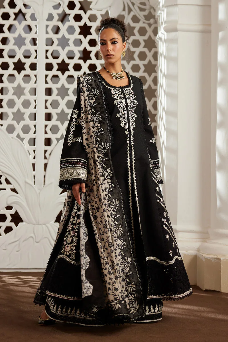 Depalpur Lawn 26 Black Jacquard – view 6 – Poshaq
