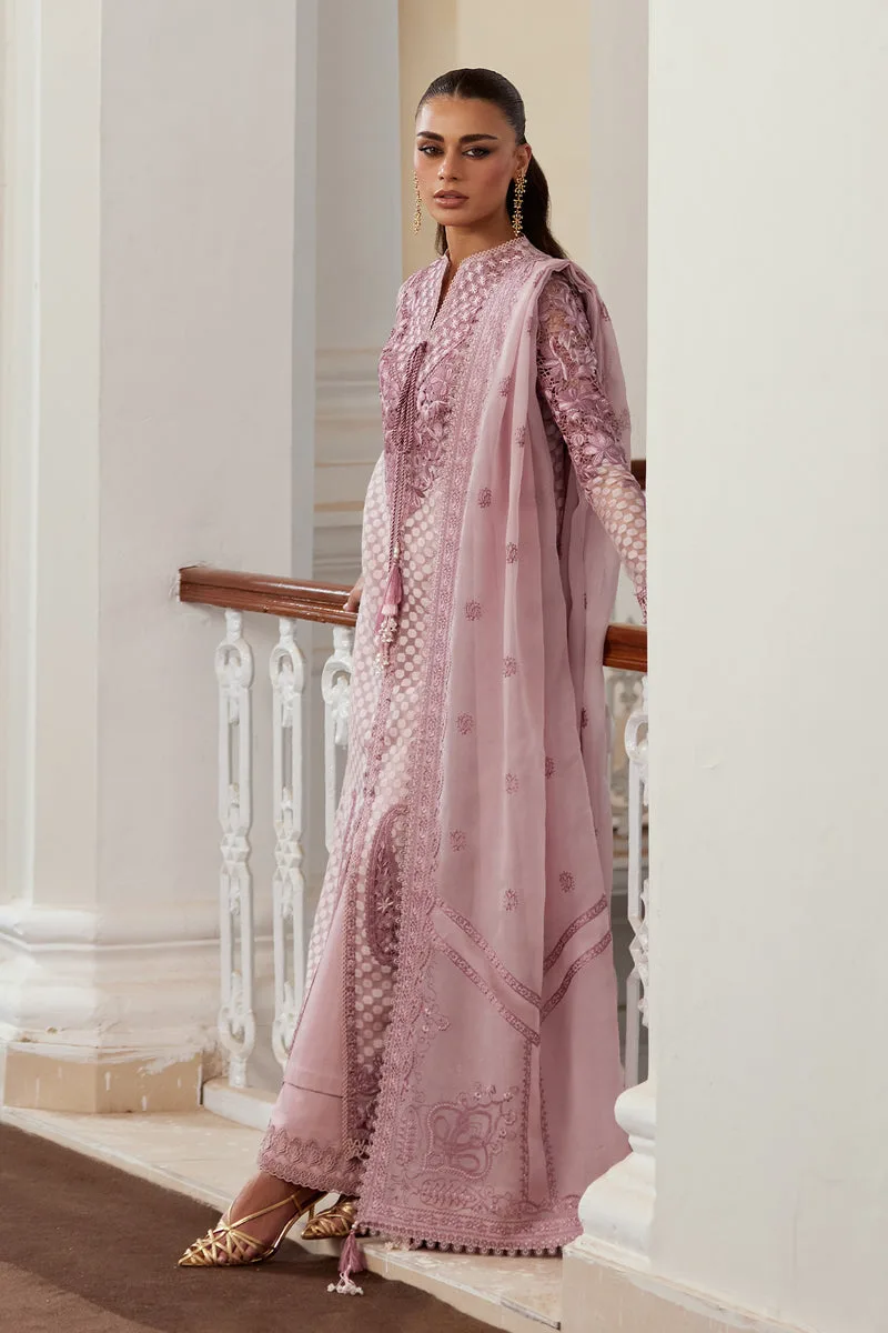 Depalpur Lawn 26 Pink Organza – view 2 – Poshaq