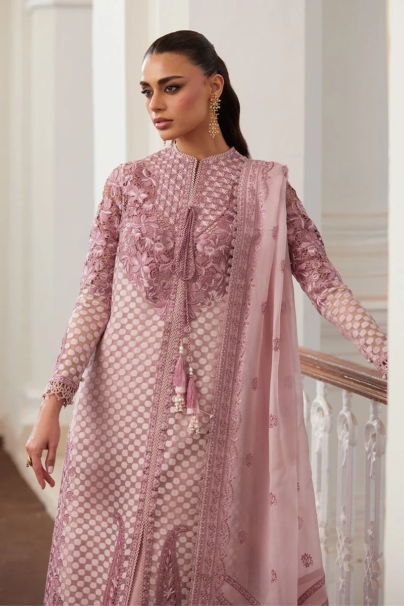 Depalpur Lawn 26 Pink Organza – view 4 – Poshaq