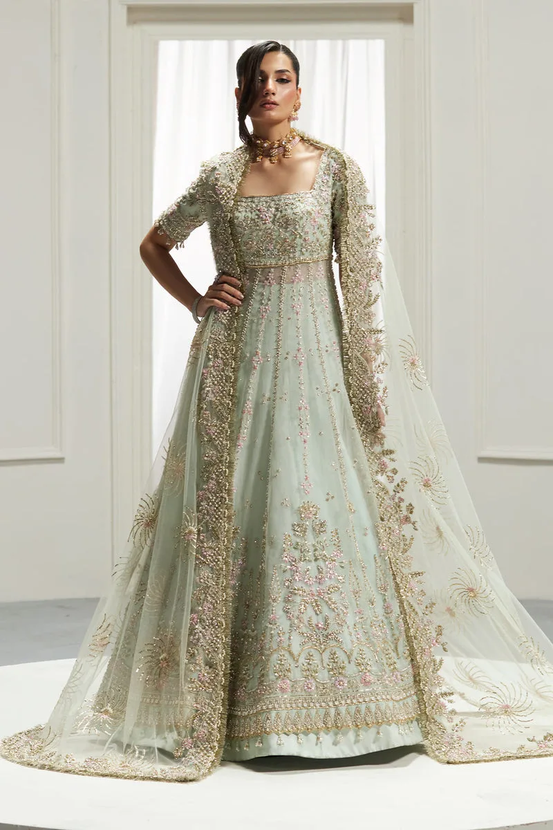 Lolita Bridals Green Raw Silk – view 1 – Poshaq