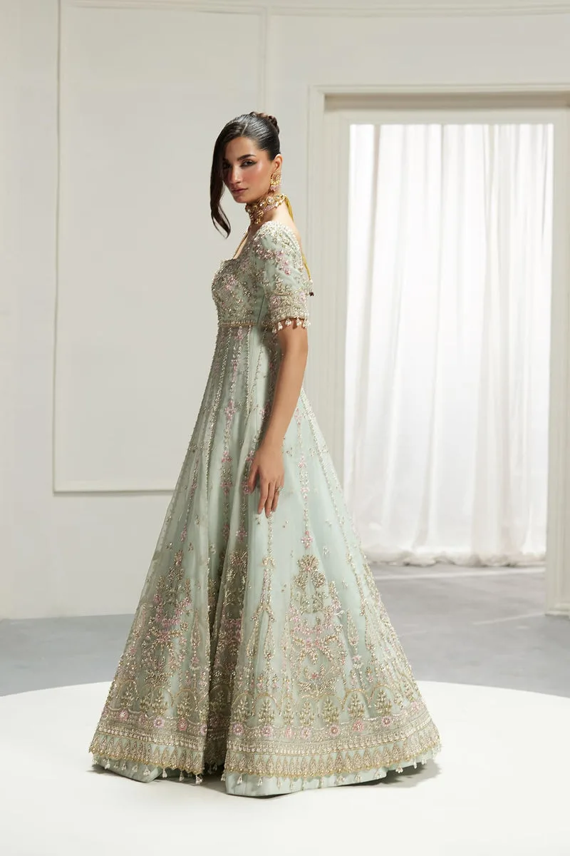 Lolita Bridals Green Raw Silk – view 2 – Poshaq