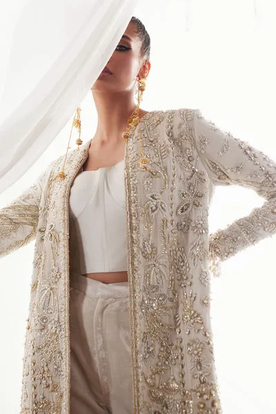 Lolita Bridals Off White Velvet – view 3 – Poshaq