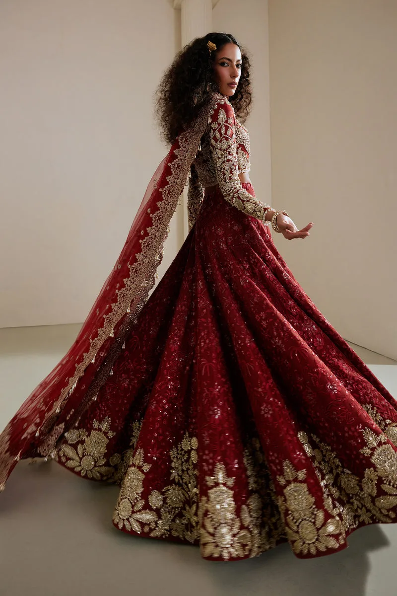 Lolita Bridals Maroon – view 2 – Poshaq