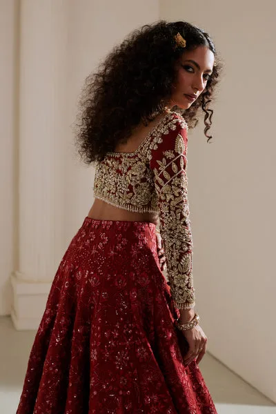 Lolita Bridals Maroon – view 4 – Poshaq