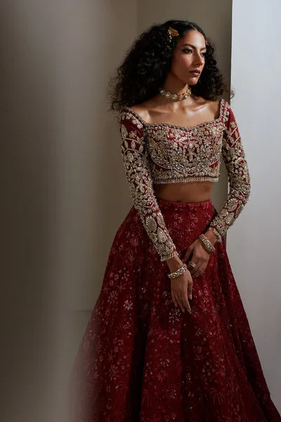 Lolita Bridals Maroon – view 6 – Poshaq