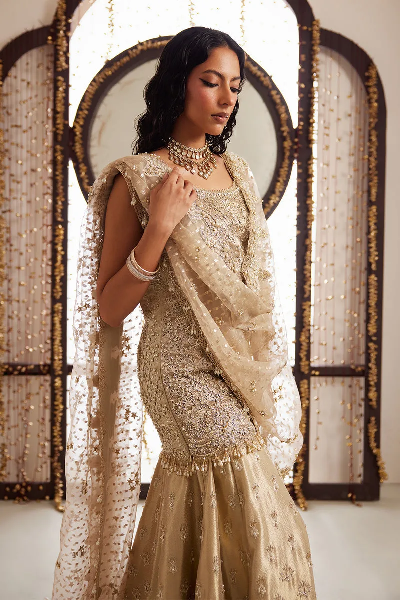 Lolita Bridals Gold Organza – view 8 – Poshaq