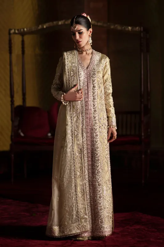 Laavni Formals Olive Silk – view 1 – Poshaq