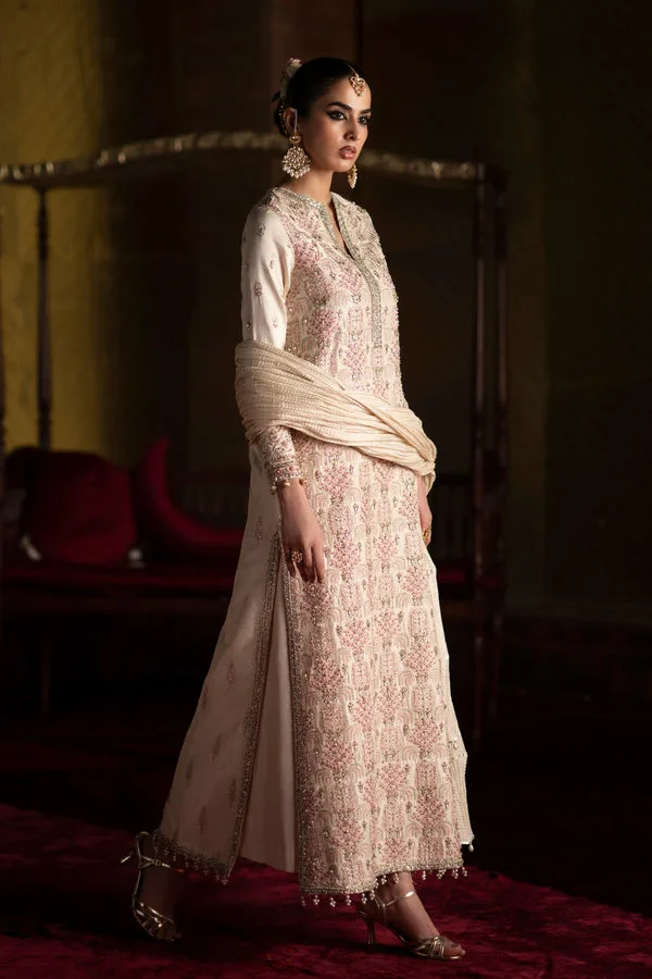 Laavni Formals Ivory Raw Silk – view 2 – Poshaq