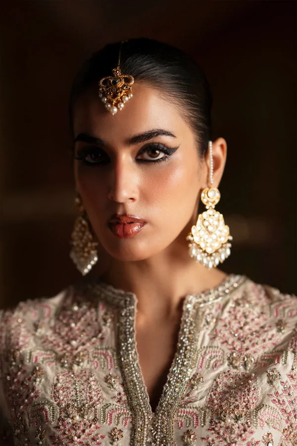 Laavni Formals Ivory Raw Silk – view 5 – Poshaq