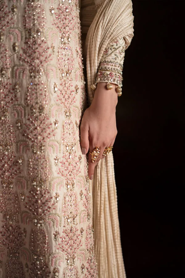 Laavni Formals Ivory Raw Silk – view 6 – Poshaq