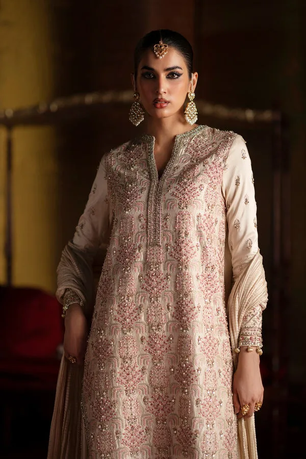 Laavni Formals Ivory Raw Silk – view 7 – Poshaq