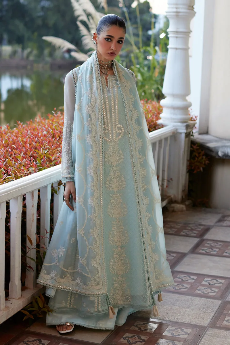 Summer Eid Pret 26 Sky Blue Cotton – view 7 – Poshaq