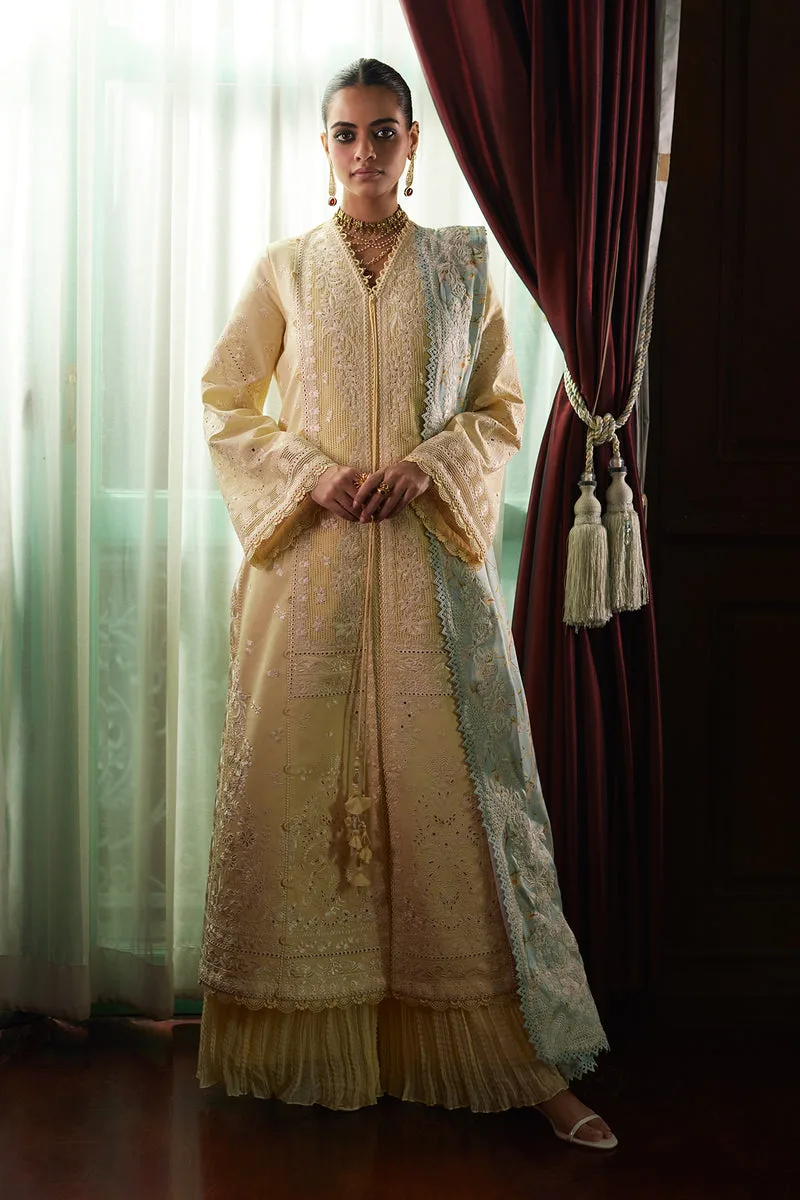 Summer Eid Pret 26 Yellow Cotton – view 1 – Poshaq