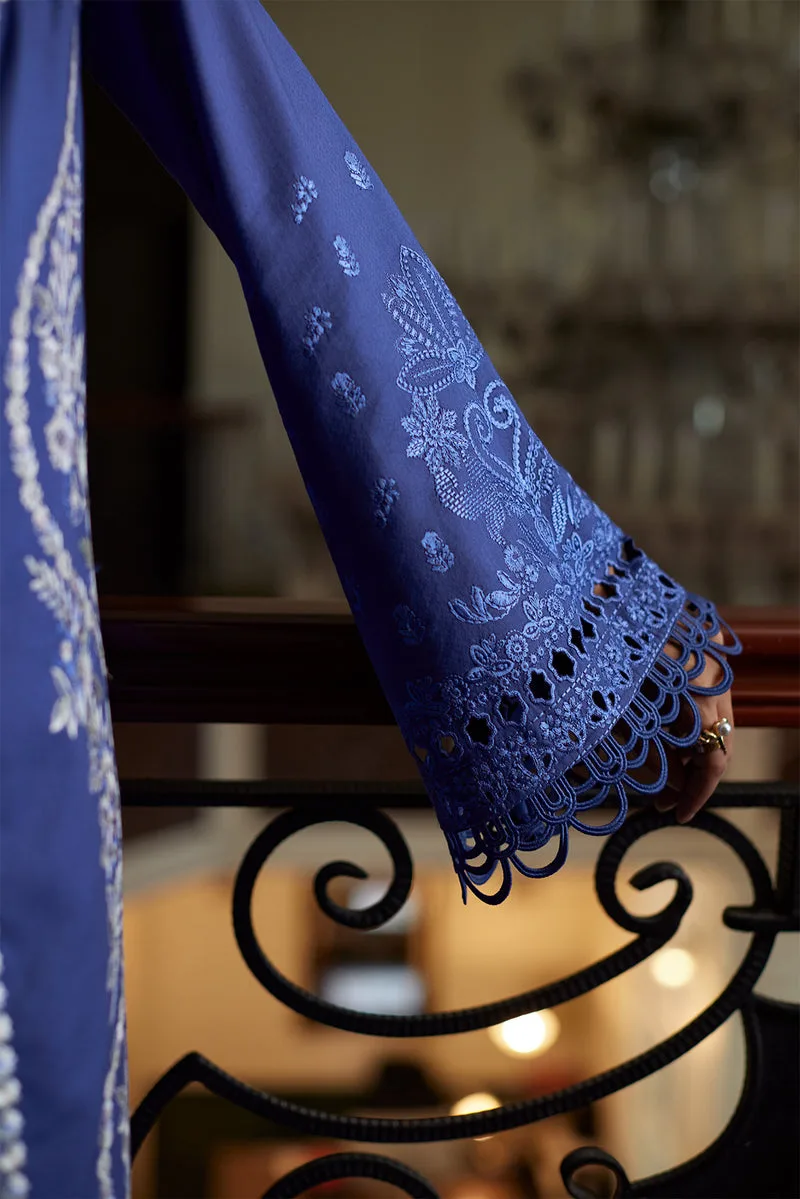 Summer Eid Pret 26 Blue Chiffon – view 4 – Poshaq
