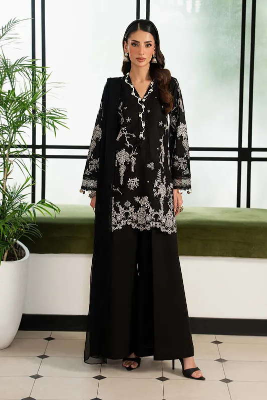 Black Chiffon – view 1 – Poshaq
