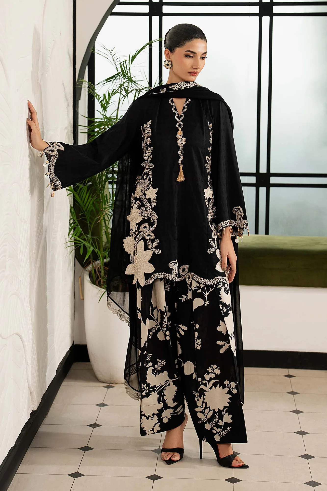 Black Chiffon – view 9 – Poshaq