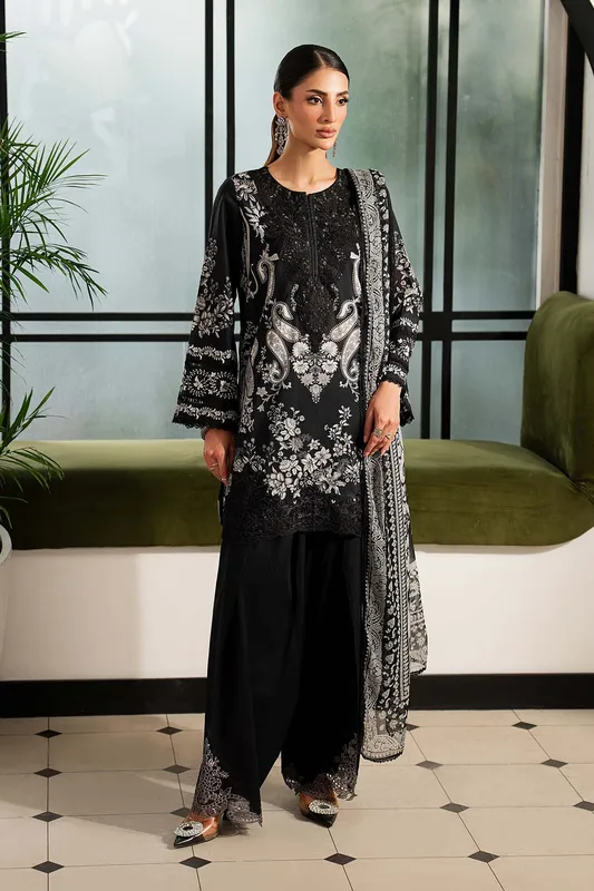 Black Chiffon – view 1 – Poshaq