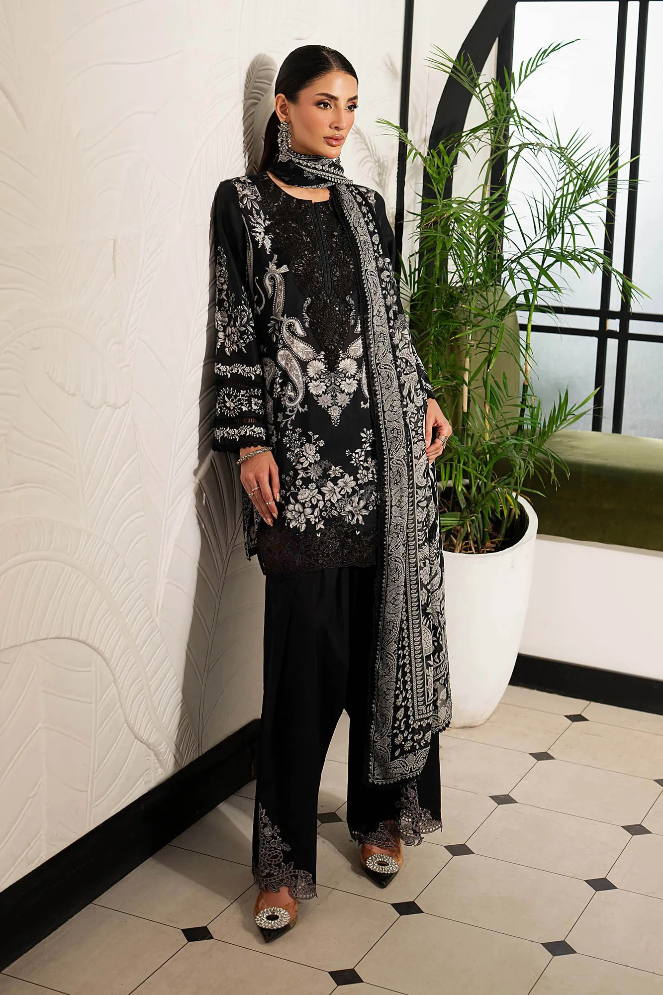 Black Chiffon – view 6 – Poshaq
