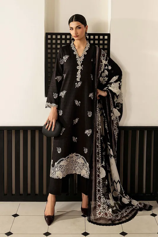 Black Chiffon – view 1 – Poshaq