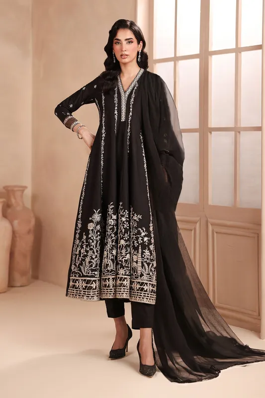 Black Chiffon – view 1 – Poshaq