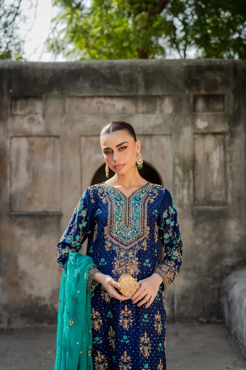 Blue Chiffon – view 10 – Poshaq