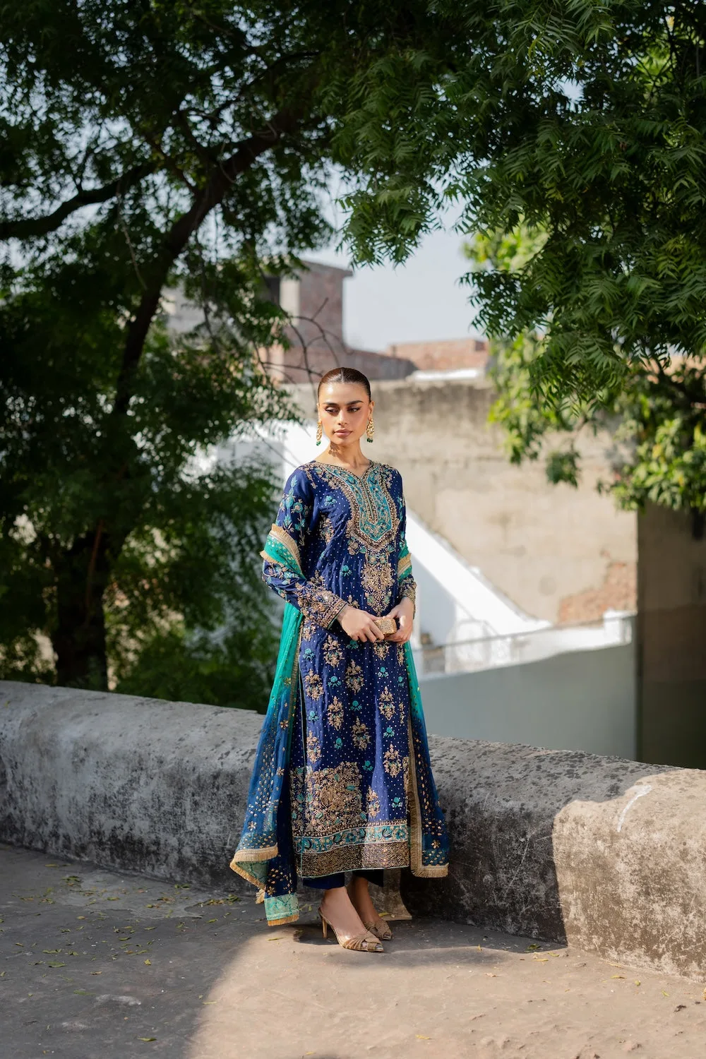 Blue Chiffon – view 11 – Poshaq
