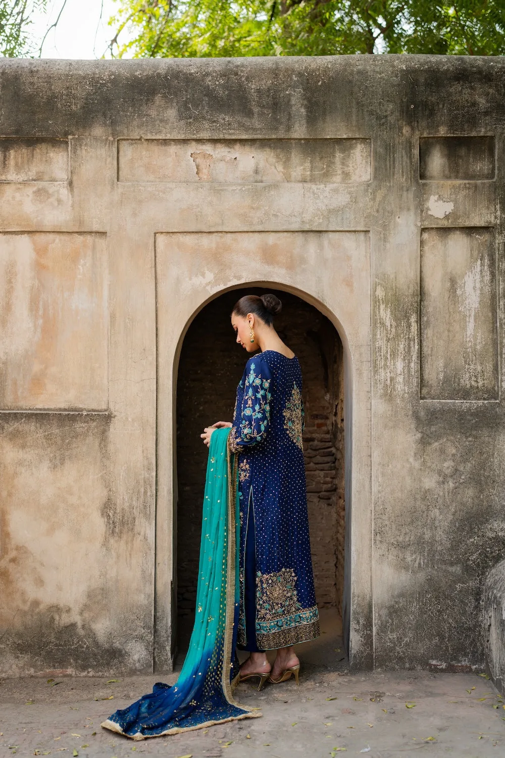 Blue Chiffon – view 12 – Poshaq