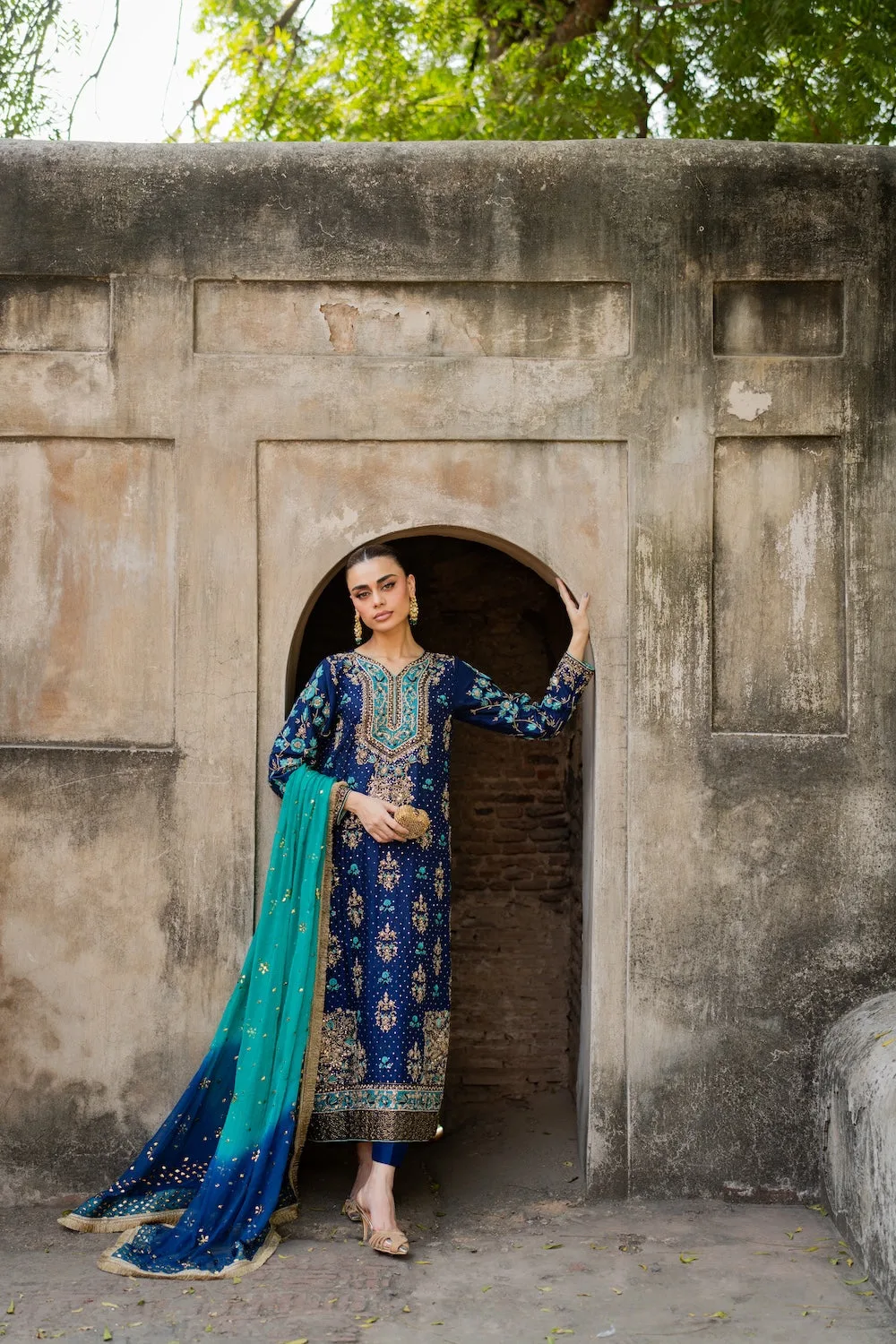 Blue Chiffon – view 13 – Poshaq