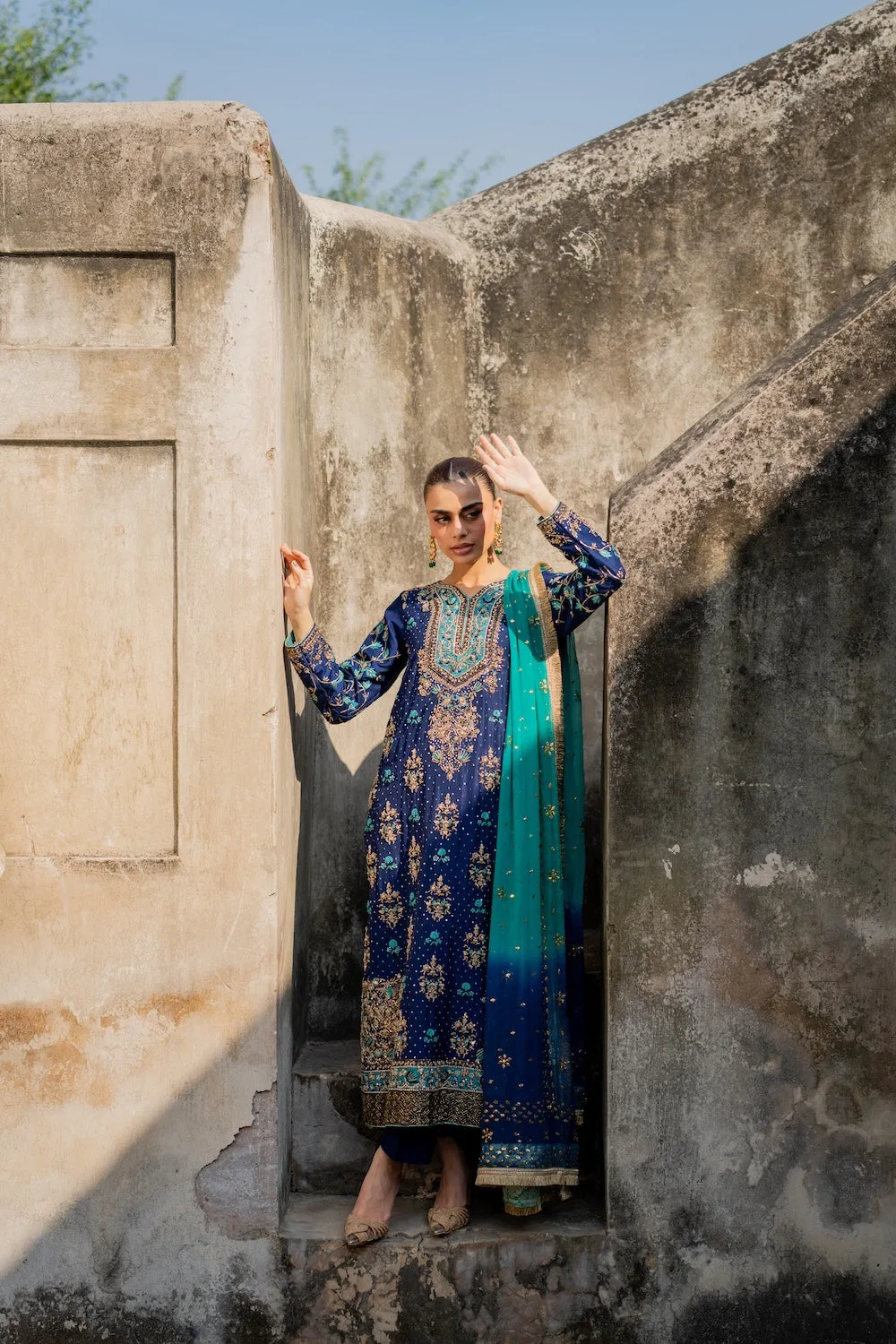 Blue Chiffon – view 14 – Poshaq