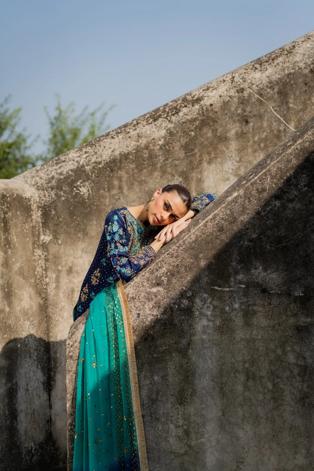 Blue Chiffon – view 16 – Poshaq
