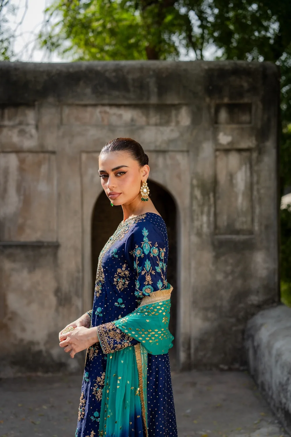 Blue Chiffon – view 17 – Poshaq